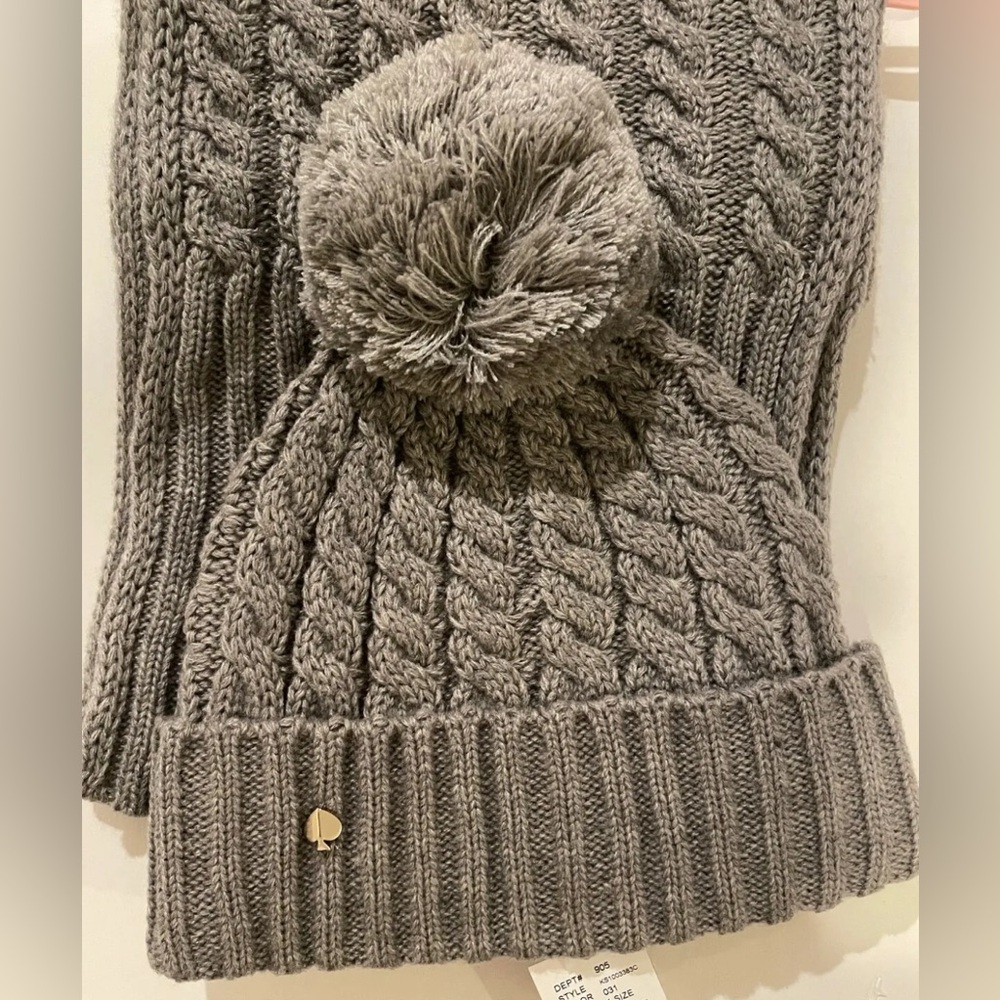 KATE SPADE WINTER SCARF & HAT/BEANIE